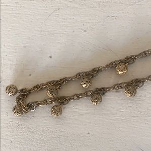 Vintage ball charms necklace
